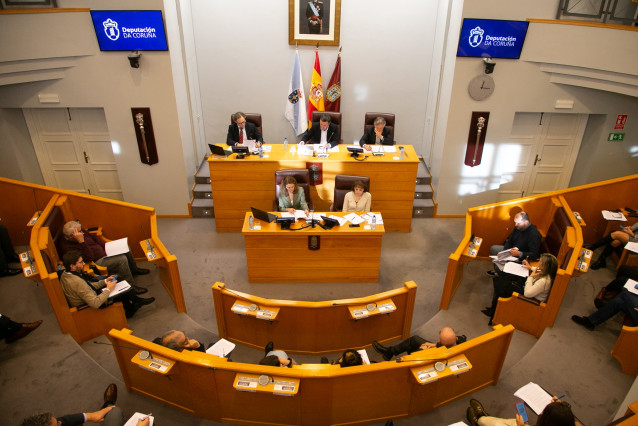 Pleno de la Diputación de A Coruña