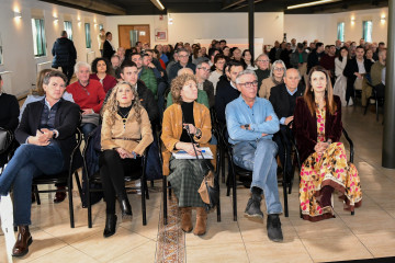 La conselleira do Medio Rural, María José Gómez, en un encuentro con alcaldes sobre el convenio de desbroces