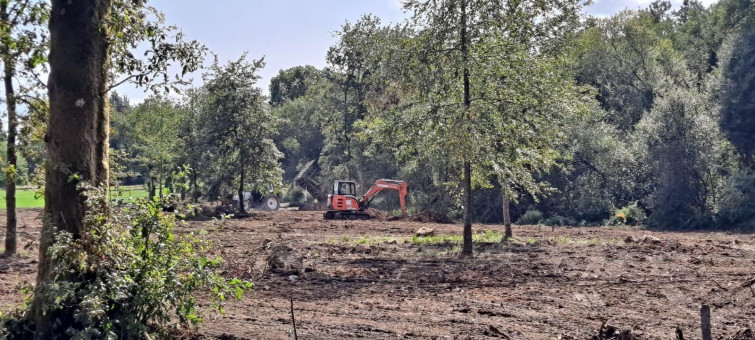 Palo para los golfistas de Vigo: el Concello ordena paralizar obras para la ampliación del campo de Peinador