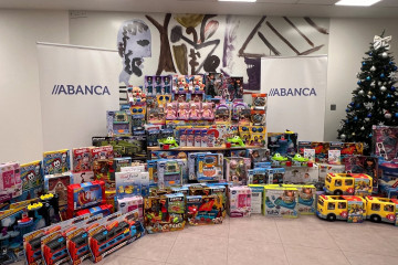 Recogida de juguetes solidarios promovida por Abanca y Afundación