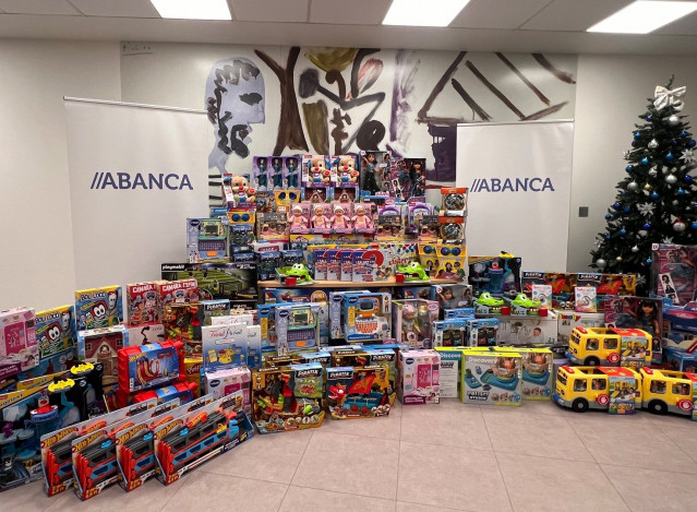 Recogida de juguetes solidarios promovida por Abanca y Afundación