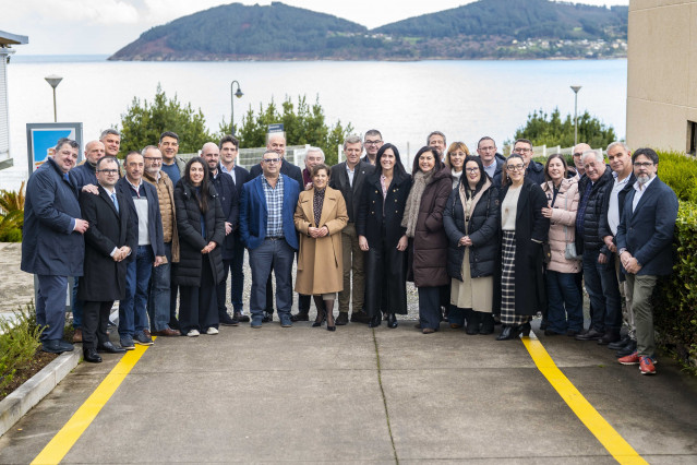 El presidente del PPdeG, Alfonso Rueda, en A Mariña.