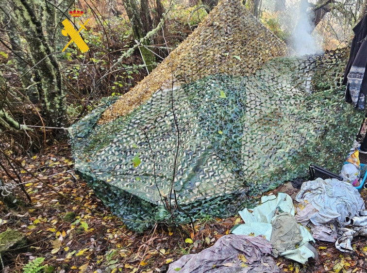 Encuentran escondidos y malviviendo en los montes de Sober a una madre y su hijo con una orden de búsqueda en Alemania