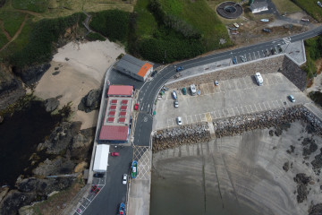 La Consellería do Mar autoriza el uso del edificio portuario de Espasante (A Coruña) para restaurante.