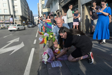 Archivo - Acto organizado por ALAS Coruña en recuerdo de Samuel Luiz