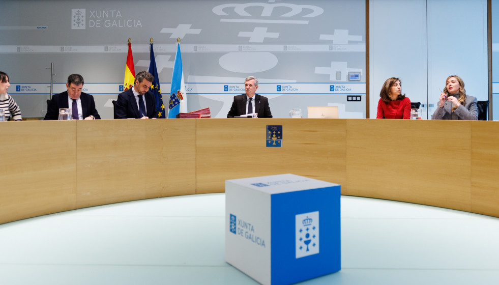 Rueda preside el Consello de la Xunta.