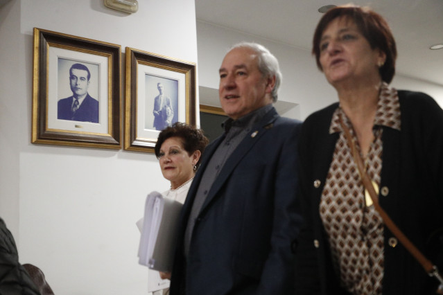 El alcalde de Monforte de Lemos, José Tomé, acusado de conductas de acoso sexual, se dirige al pleno del Ayuntamiento. En Monforte de Lemos, Lugo.