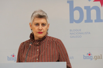 La Diputada Y Portavoz De Cultura Del BNG En El Parlamento, Mercedes Queixas.