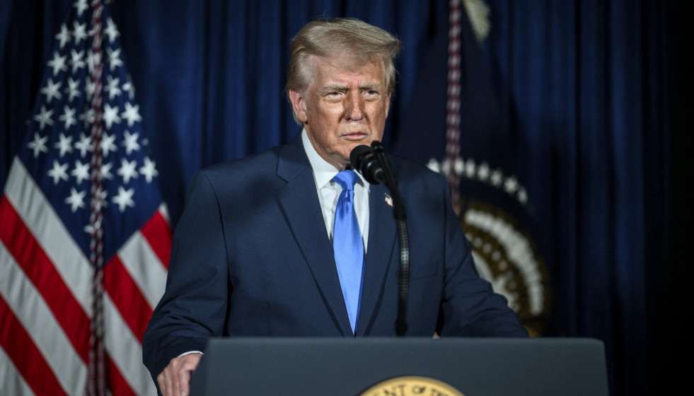 EuropaPress 7134613 26 november 2025 us palm beach us president donald trump delivers an