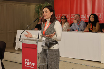 La diputada socialista y alcaldesa de Burela Carmela López.