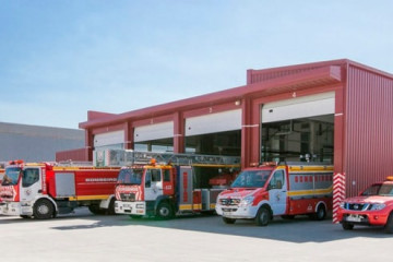 Parque de bomberos de Carballo.