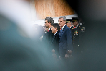 El presidente de la Xunta, Alfonso Rueda, en la Pascua Militar