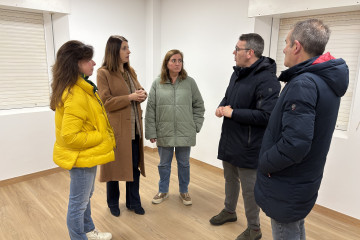 La conselleira do Medio Rural, María José Gómez, visita el Centro de Formación e Experimentación Agraria (CFEA) Pedro Murias de Ribadeo, a 7 de enero de 2026.