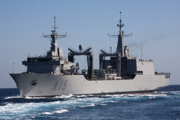 El Cantabria en una foto de la Armada