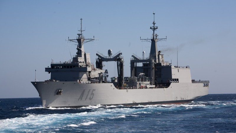 El Cantabria en una foto de la Armada