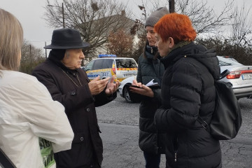 El BNG participa en la movilización de usuarios de la residencia de As Gándaras por unas 