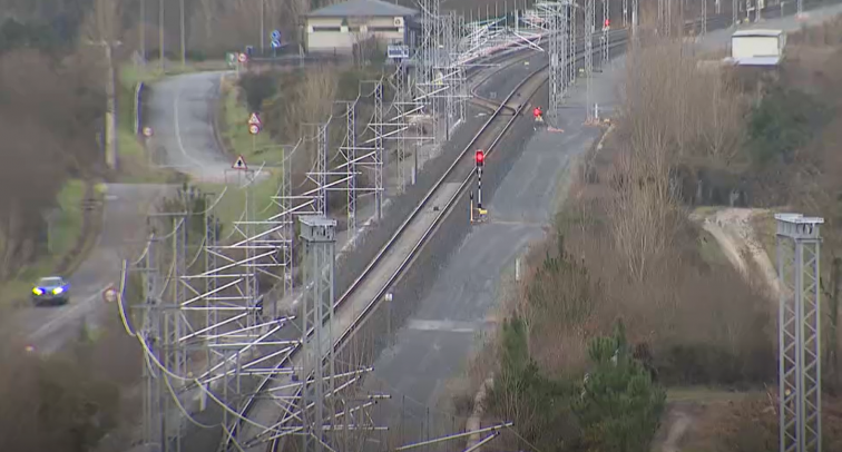 Restablecen la circulación de trenes entre Monforte y O Corgo tras la rotura 