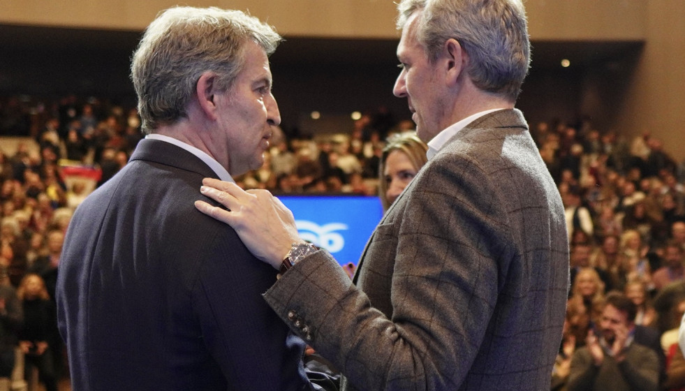 Feijóo y Rueda en la clausura de la Interparlamentaria.