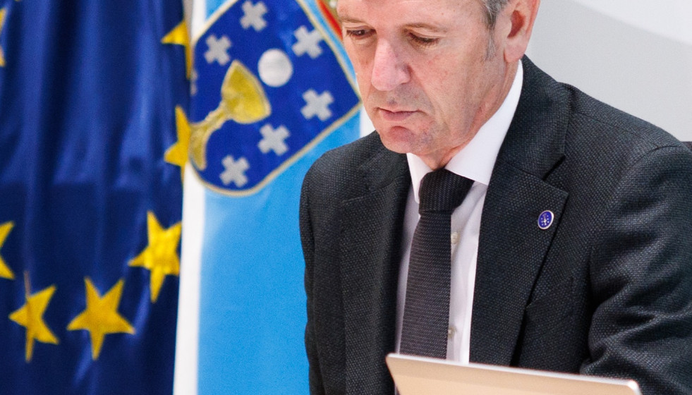 Rueda, durante el Consello de la Xunta.