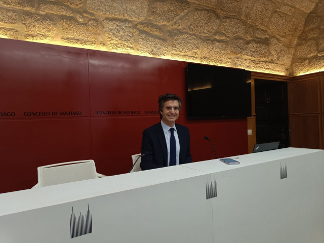 El portavoz del PP de Santiago, Borja Verea