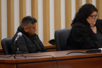 Archivo - El acusado en la sección quinta de la Audiencia Provincial de Pontevedra, a 12 de mayo de 2025, en Vigo, Pontevedra, Galicia (España).