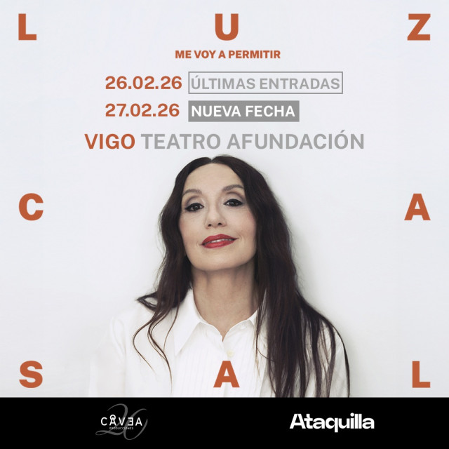 Imagen del cartel de sus conciertos en Vigo.