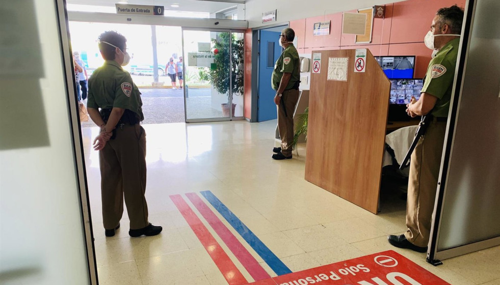Vigilantes de seguridad hospitales sanidad salud