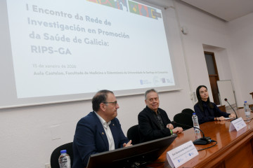 El conselleiro de Sanidade, Antonio Gómez Caamaño, inaugura el I Encuentro de la Red de Investigación en Promoción de la Salud de Galicia RIPS-GA. Santiago de Compostela