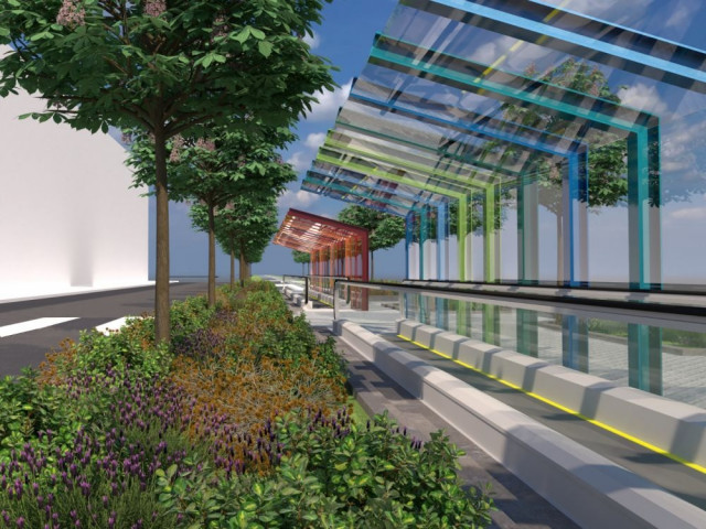 Imagen de las rampas de Gran Vía.