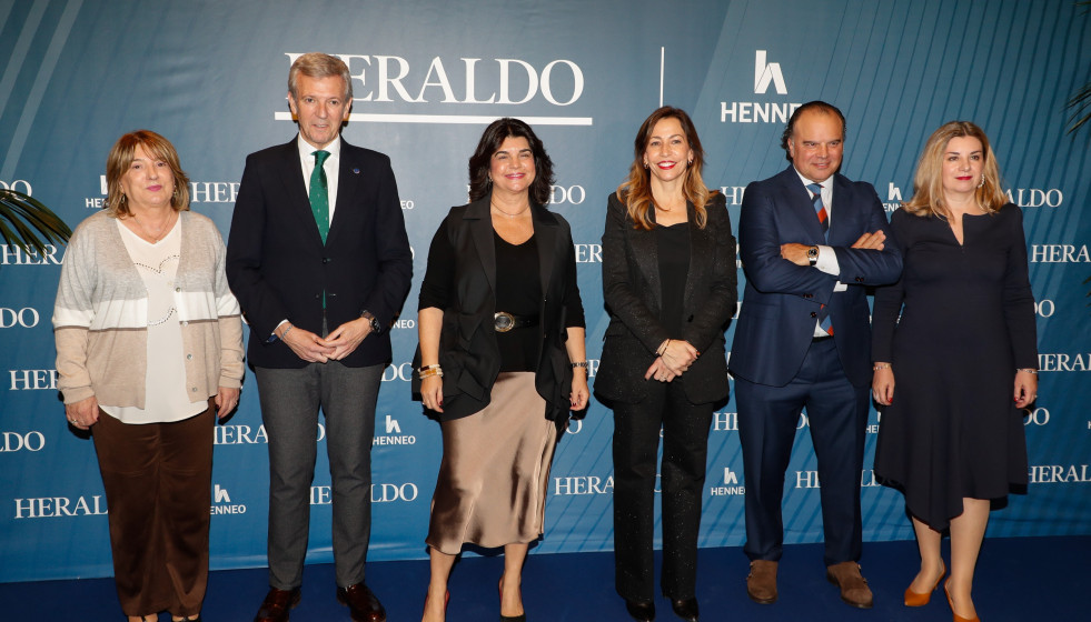 El presidente da Xunta, Alfonso Rueda, participa en el ciclo 'Vecinos y Amigos', organizado por el 'Heraldo de Aragón'.