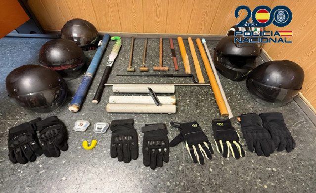 La Policía Nacional ha detenido ha 162 personas por participar en incidentes violentos en el fútbol y por, presuntamente, estar vinculados a 