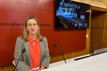 La concejala de Turismo, Míriam Louzao, presenta la campaña que el Ayuntameinto llevará a Fitur en 2026, a 16 de enero de 2026.
