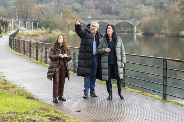 Prado, durante la visita.