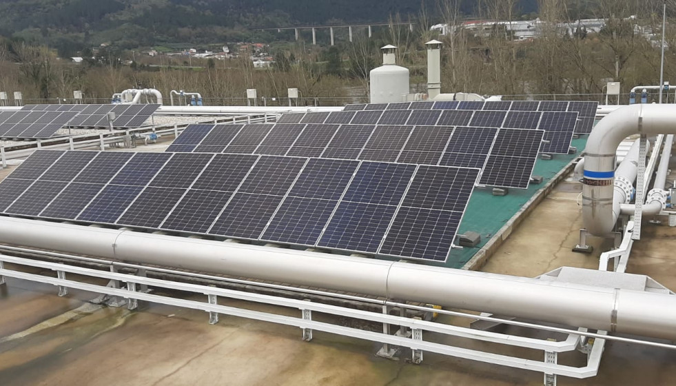 Instalación fotovoltaica EDAR Reza