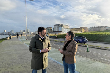 Los diputados del PPdeG Roberto Rodríguez y Paula Mouzo.