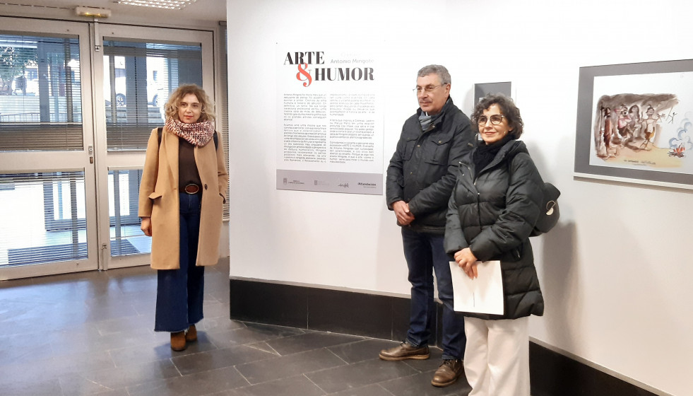 'Arte E Humor. O Enxeño De Antonio Mingote' Recorre En O Barco La Historia Del Arte A Través De La Mirada Del Dibujante