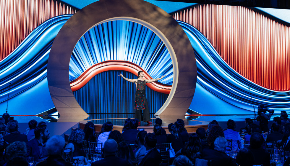 Archivo - El presentador de la gala La Dani durante la gala de entrega de los Premios Feroz 2025, en el Pazo da Cultura, a 25 de enero de 2025, en Pontevedra