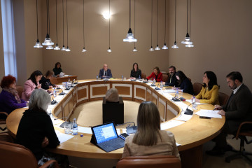 Reunión de la junta de portavoces del Parlamento de Galicia.