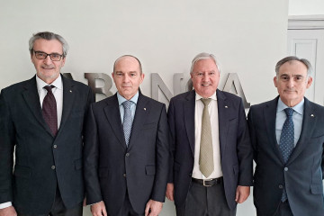 (I-D) José De Pablo, Javier Barrenechea, Federico Silva Y Juan Luis Vargas-Zúñiga De Mendoza.