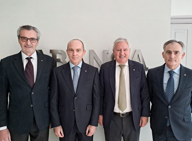 (I-D) José De Pablo, Javier Barrenechea, Federico Silva Y Juan Luis Vargas-Zúñiga De Mendoza.