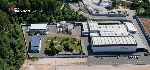 Antigua planta de Xylazel en O Porriño, ahora del grupo Merchant Union