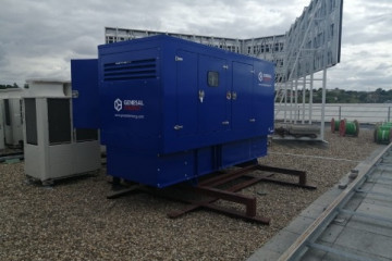 Grupo electrógeno de 165 kVA destinado a garantizar la continuidad eléctrica de un centro de procesamiento de datos perteneciente a una compañía de telecomunicaciones ubicada en Alcobendas (Madrid