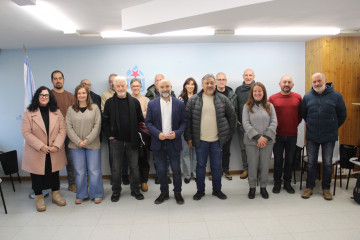 El diputado del BNG en el Congreso, Néstor Rego, se reúne con representantes del Bloque de los municipios de la comarca de Lugo.