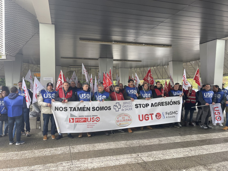 La mitad de los vigilantes de seguridad del SERGAS están de baja, denuncian porofesionales contra las agresiones