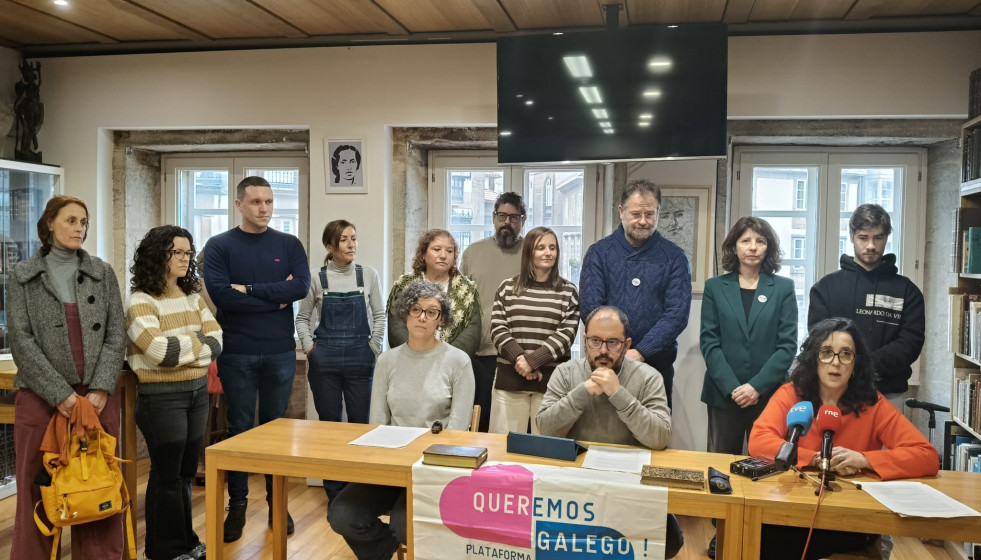 Queremos Galego presentará los resultados del proceso 'Lingua Vital' el 14 de marzo en la Praza da Quintana, en Santiago de Compostela.