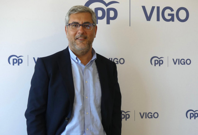 Archivo - El portavoz del grupo municipal del PP en Vigo, Miguel Martín.
