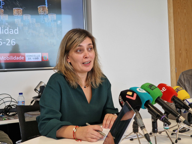 Archivo - La concejala de Seguridad, Contratación, Fiestas y Gestión Municipal del Ayuntamiento de Vigo, Patricia Rodríguez.