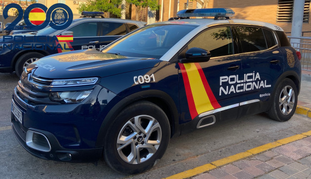 Coche de la Policía Nacional.
