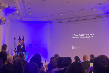 El presidente de la Xunta de Galicia, Alfonso Rueda, inaugura la Oficina Económica de Galicia en Madrid.