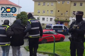 Joven detenida en Ferrol en una operación contra el terrorismo yihadista, a 24 de enero de 2026.